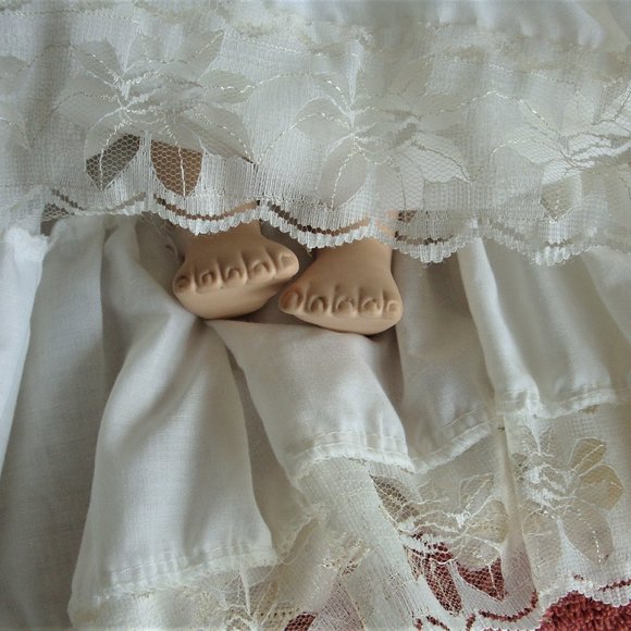 Vintage Porcelain w/Cloth Body Baby Doll Hobbyist/Unmarked - Picture 8 of 13